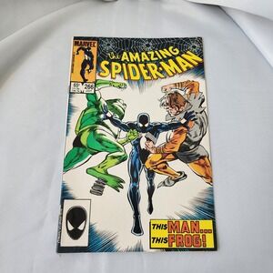 Amazing Spider-Man #266 (1985, Marvel) Black Suit, Frog-Man, Spider-Man Comic FN